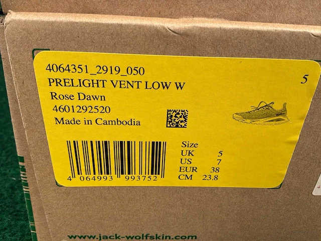 Jack wolfskin prelight vent low sneakers (5x) - afbeelding 7 van  7