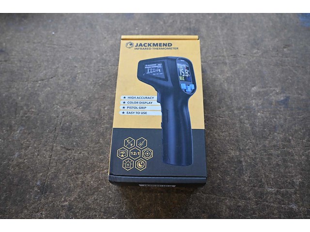 Jackmend jm01 infrarood thermometer - afbeelding 1 van  2