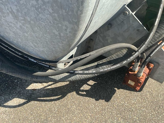 Jaco - 8 kuubs tankwagen - op slee - met vacuümpomp - afbeelding 3 van  20