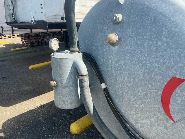 Jaco - 8 kuubs tankwagen - op slee - met vacuümpomp - afbeelding 3 van  20