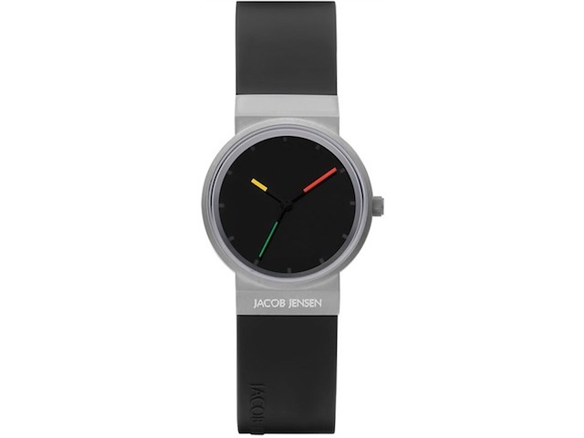 Jacob jensen 657 titanium design horloge zwart - afbeelding 1 van  1