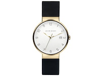 Jacob jensen timeless nordic jj186 classic horloge zwart/goud - afbeelding 1 van  1