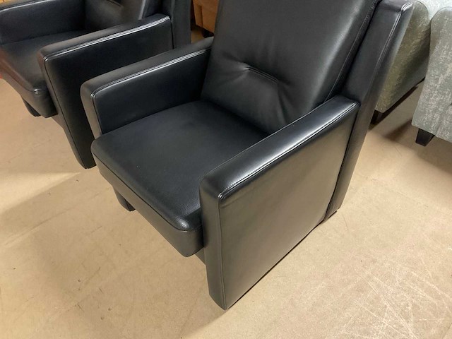 Jacob lederen fauteuil set van 2 - afbeelding 3 van  16