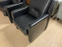 Jacob lederen fauteuil set van 2 - afbeelding 3 van  16