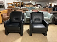 Jacob lederen fauteuil set van 2 - afbeelding 11 van  16