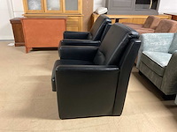 Jacob lederen fauteuil set van 2 - afbeelding 15 van  16