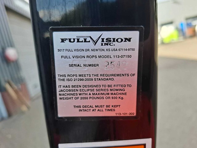 Jacobsen - eclispe 322 - grasmaaier - zitmaaier - afbeelding 9 van  13
