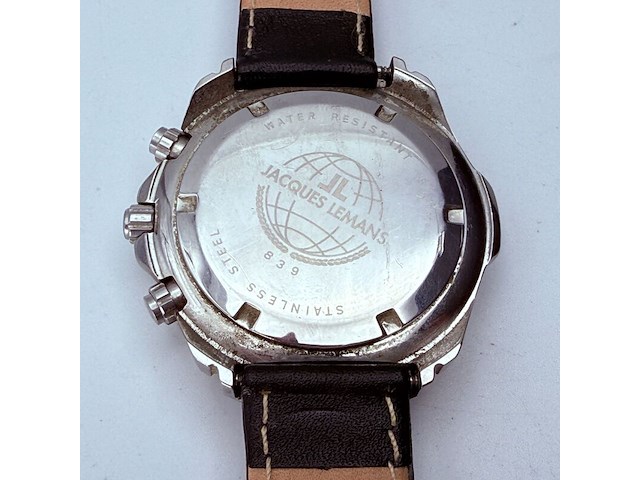 Jacques lemans chronograph herenhorloge - afbeelding 6 van  7