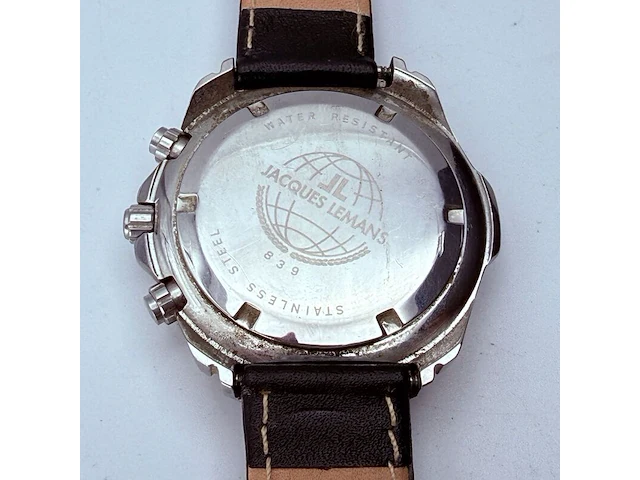 Jacques lemans chronograph herenhorloge - afbeelding 6 van  7
