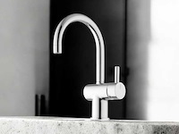 Jado geometry wastafelmengkraan stainless steel - afbeelding 1 van  6