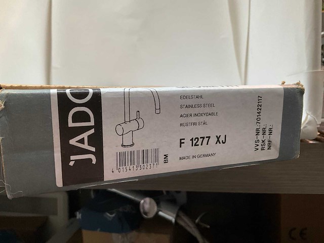 Jado geometry wastafelmengkraan stainless steel - afbeelding 6 van  6