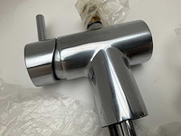 Jado geometry wastafelmengkraan stainless steel - afbeelding 2 van  6