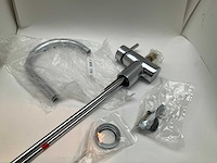 Jado geometry wastafelmengkraan stainless steel - afbeelding 3 van  6