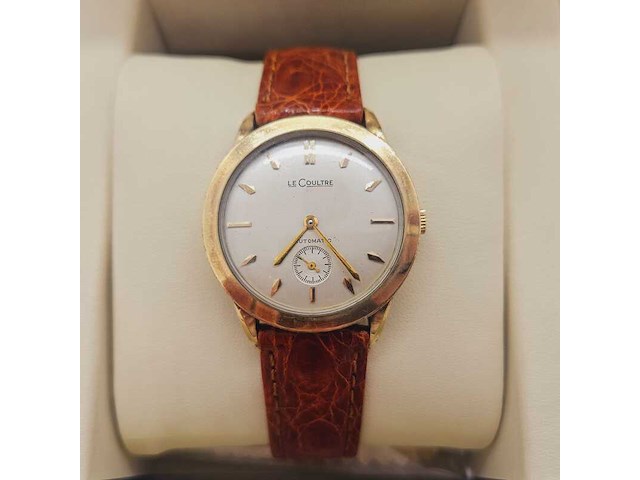 Jaeger lecoultre automatisch herenhorloge - 10kt gold-filled - afbeelding 1 van  12