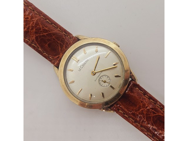 Jaeger lecoultre automatisch herenhorloge - 10kt gold-filled - afbeelding 7 van  12