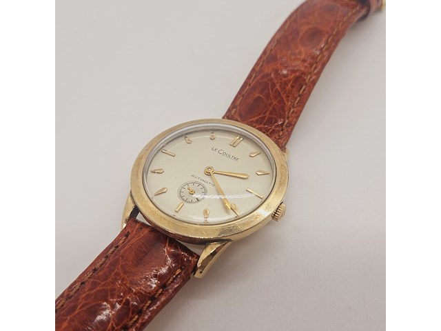 Jaeger lecoultre automatisch herenhorloge - 10kt gold-filled - afbeelding 8 van  12