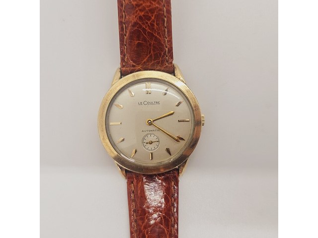 Jaeger lecoultre automatisch herenhorloge - 10kt gold-filled - afbeelding 9 van  12
