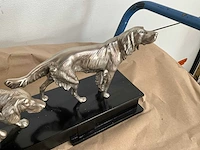 Jager met honden decoratie beeld - afbeelding 6 van  6