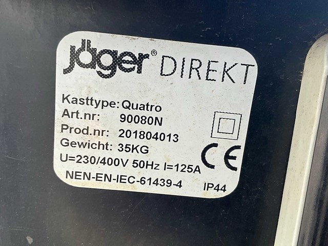 Jäger quatro bouwaansluitkast - afbeelding 9 van  9