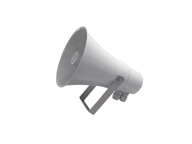 Jagro 100v waterproof horn speaker dk15-pp white - afbeelding 1 van  4