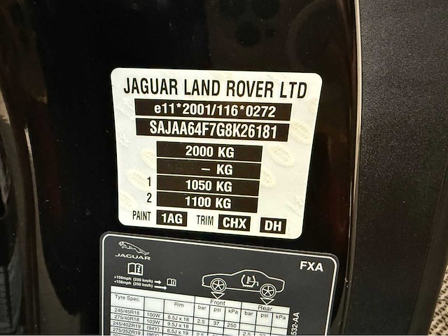 Jaguar - f-type - cabriolet - 3.0 v6 - personenauto - 2016 - afbeelding 38 van  39