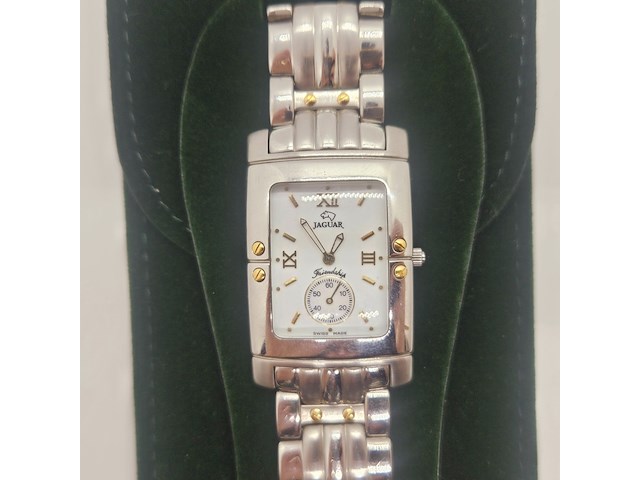 Jaguar friendship two tone tankhorloge met parelmoer - afbeelding 1 van  7