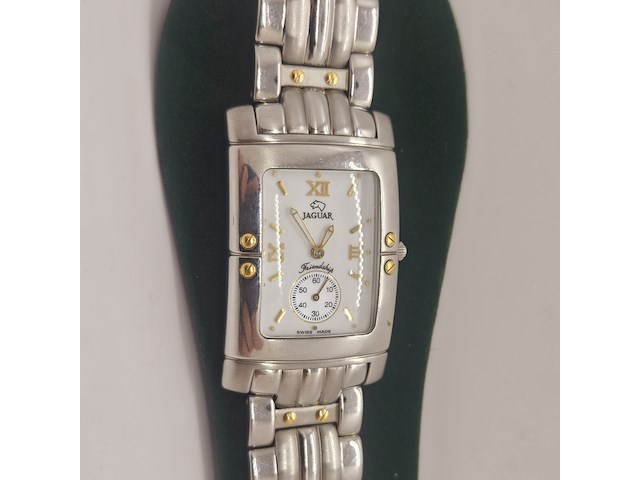 Jaguar friendship two tone tankhorloge met parelmoer - afbeelding 2 van  7