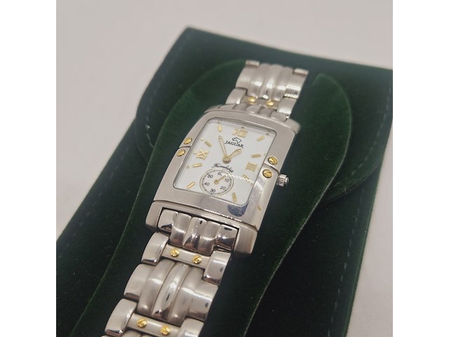 Jaguar friendship two tone tankhorloge met parelmoer - afbeelding 3 van  7