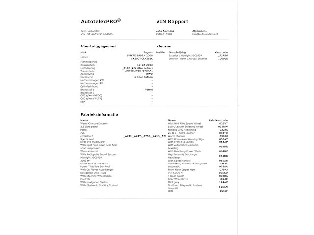 Jaguar s-type 2.5 v6 sport 2003 automaat, 97-ll-zz - afbeelding 23 van  29