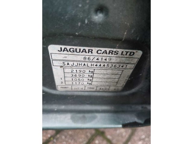 Jaguar xj 3.6 v6 op lpg, volledige onderhoudshistorie, 1988 - afbeelding 14 van  21