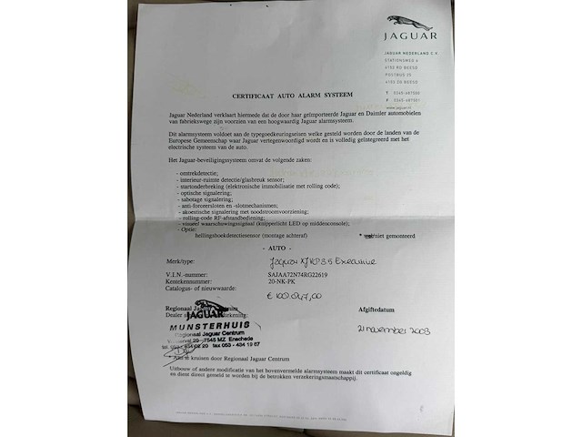 Jaguar xj xj8 3.5 v8 executive 20-nk-pk - afbeelding 11 van  24
