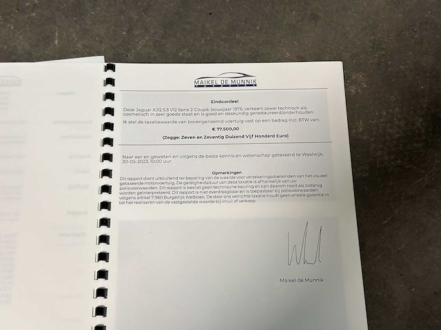 Jaguar xj12 5.3 v12 serie 2 coupe 1976, 39-yd-88 oldtimer - afbeelding 20 van  120