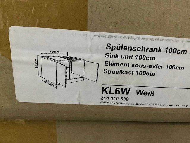 Jakarta - kl6w - kitchen part (2x) - afbeelding 1 van  5