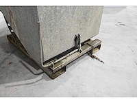 Jako gegalvaniseerde zelfkiepende afvalcontainer - afbeelding 5 van  6