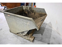 Jako gegalvaniseerde zelfkiepende afvalcontainer - afbeelding 6 van  6