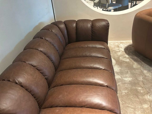 Jakob leren sofa - afbeelding 3 van  12
