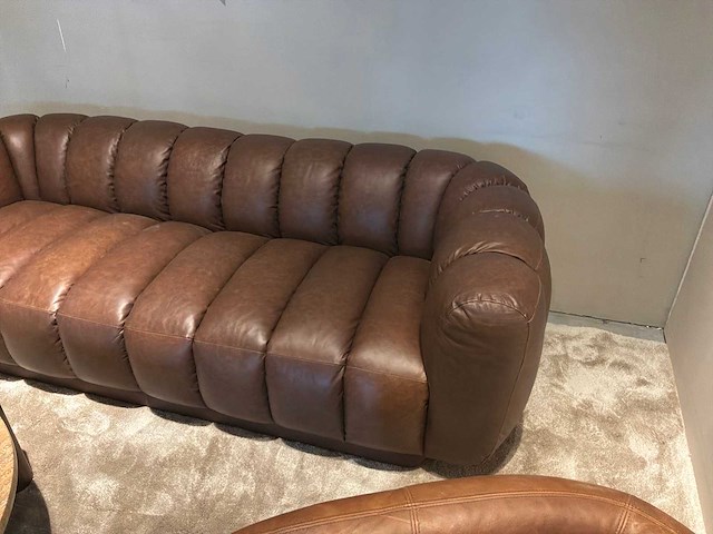 Jakob leren sofa - afbeelding 8 van  12