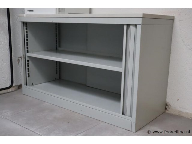 Jalouziedeurkast incl. sleutels - 125x50x77cm - afbeelding 1 van  4