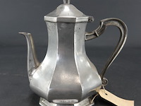 James dixon & sons in sheffield, engeland antieke (19de eeuw)tinnen theepot