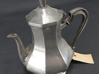 James dixon & sons in sheffield, engeland antieke (19de eeuw)tinnen theepot - afbeelding 2 van  5