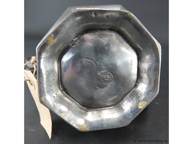 James dixon & sons in sheffield, engeland antieke (19de eeuw)tinnen theepot - afbeelding 5 van  5