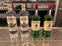 Jameson en ketel 1 whiskey en jenever (4x) - afbeelding 1 van  1