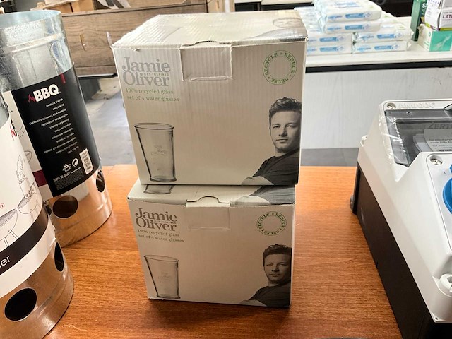 Jamie oliver glas (8x) - afbeelding 1 van  1
