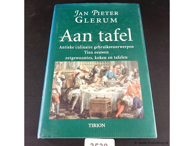 Jan pieter glerum. aan tafel - afbeelding 1 van  5