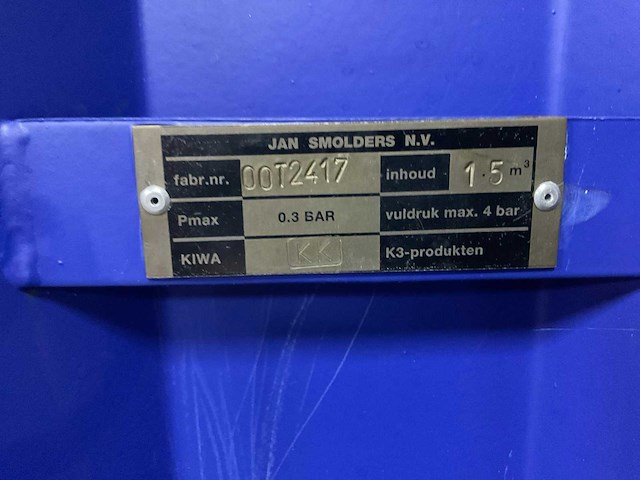 Jan smolders 1500 diesel tank - afbeelding 7 van  11