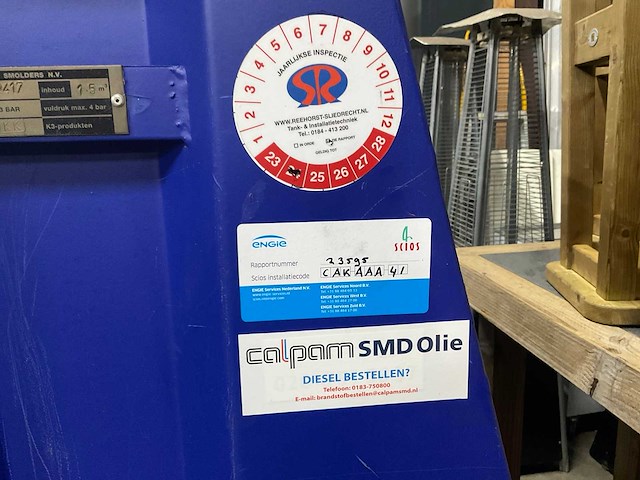 Jan smolders 1500 diesel tank - afbeelding 8 van  11