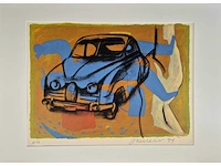 Jan van riet - zeefdruk - 70 x 90