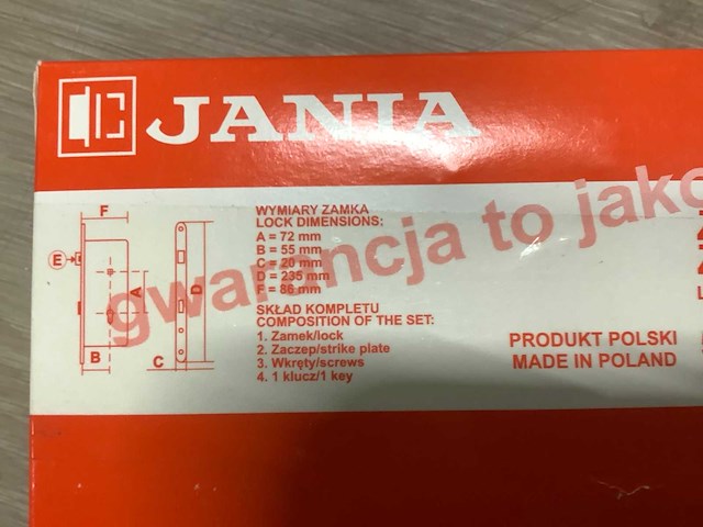 Jania 72/55 deurbeslag (17x) - afbeelding 2 van  4