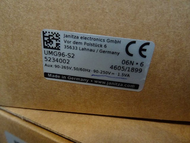 Janitza - umg96-s2 - inbouwmeetapparaat (5x) - afbeelding 3 van  3