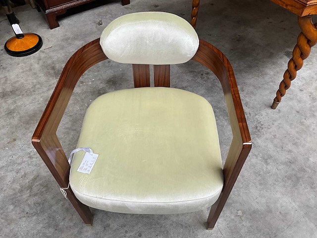 Jansen furniture art deco fauteuil - afbeelding 5 van  6